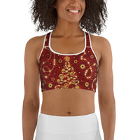 Steampunk Christmas Sports Bra