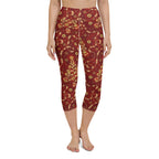 Steampunk Christmas Yoga Capris