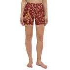 Steampunk Christmas Yoga Shorts