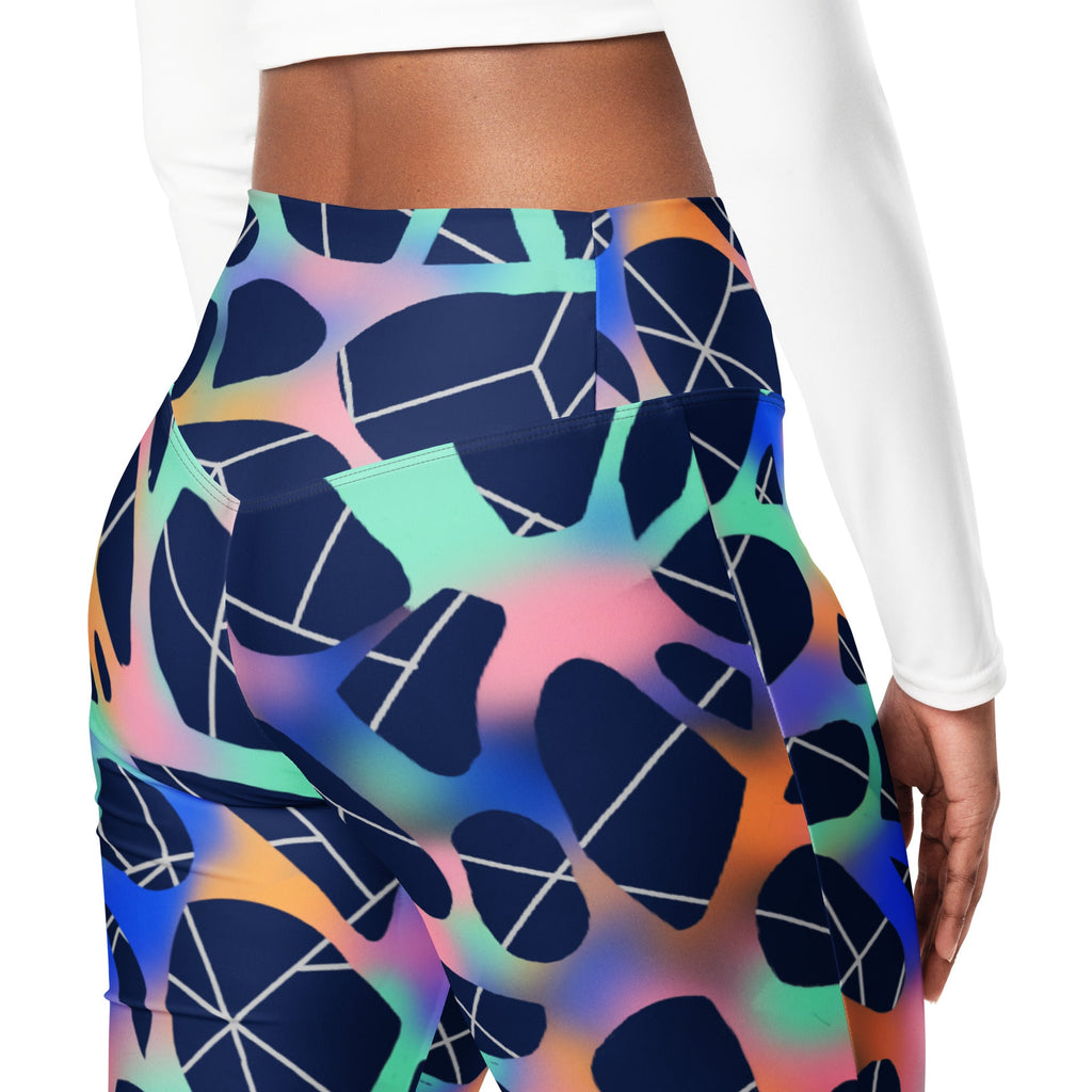 Stellar Web Flare Leggings
