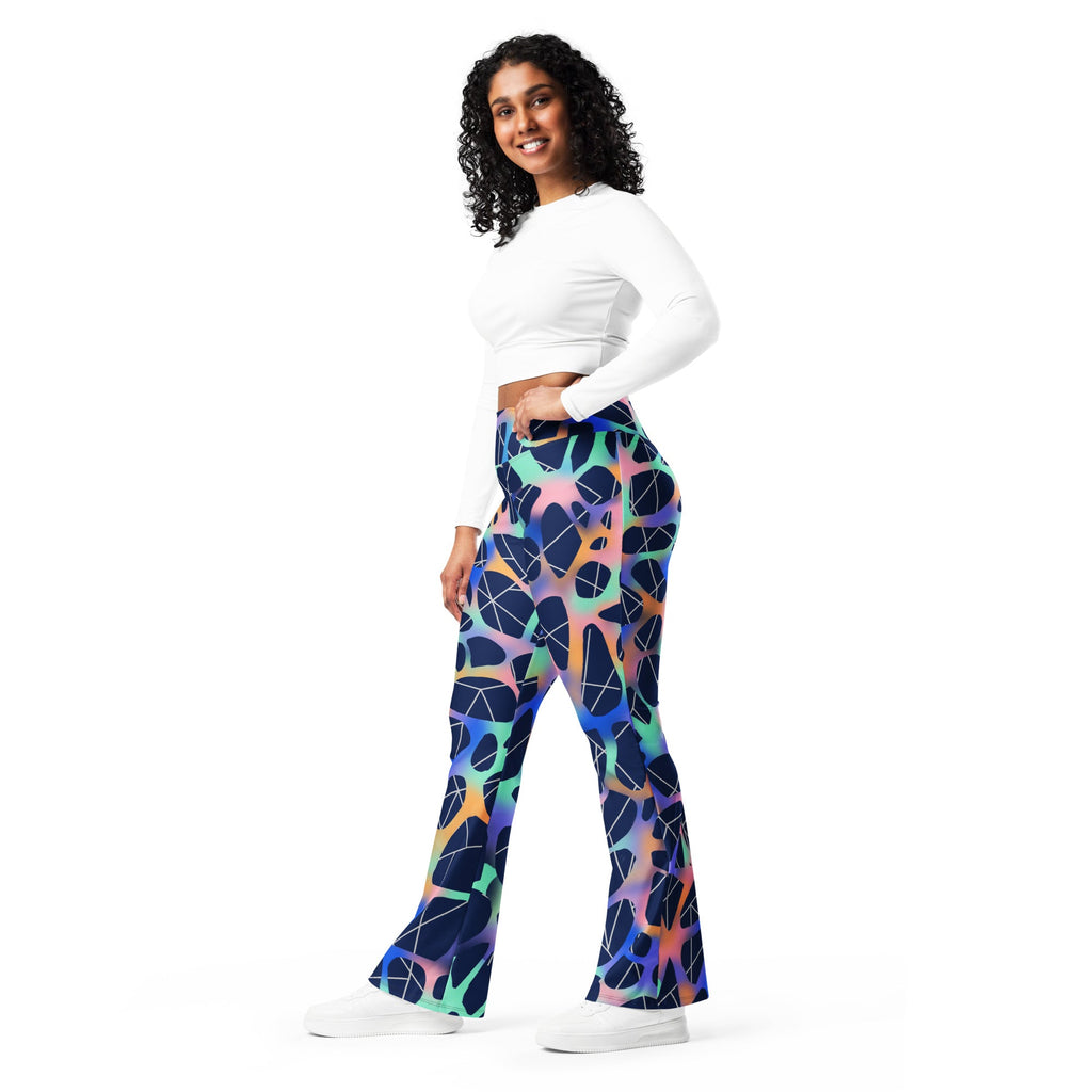 Stellar Web Flare Leggings