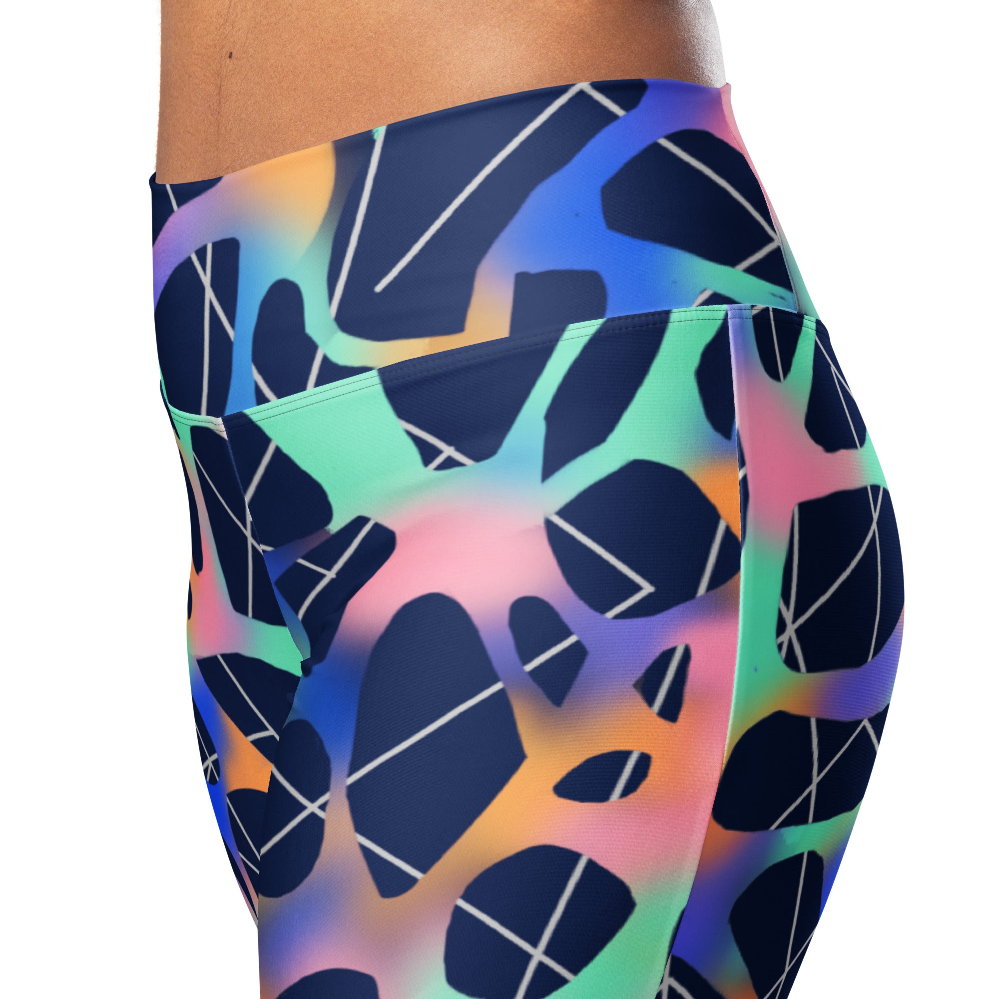 Stellar Web Flare Leggings