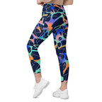 Stellar Web Leggings with Pockets