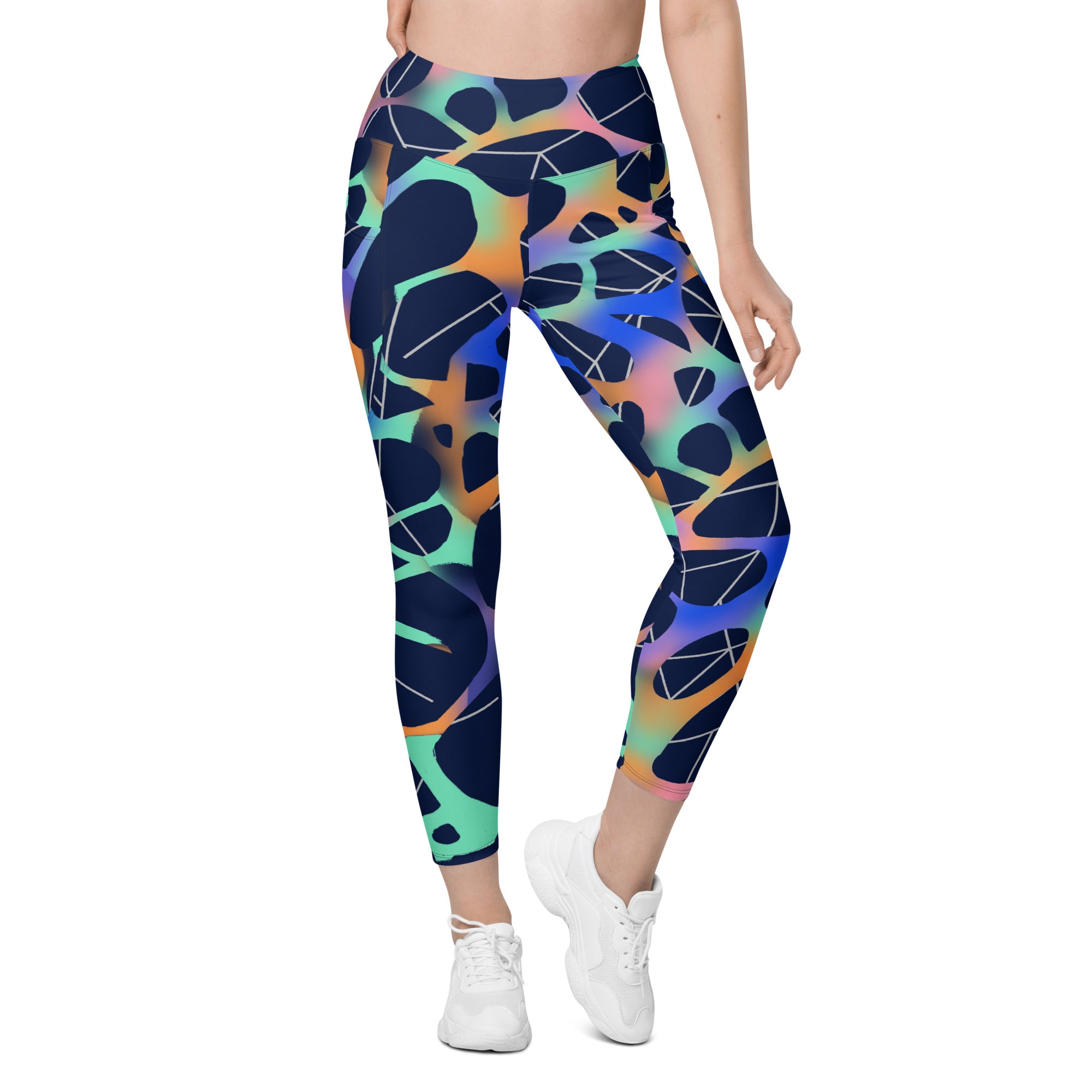 Stellar Web Leggings with Pockets