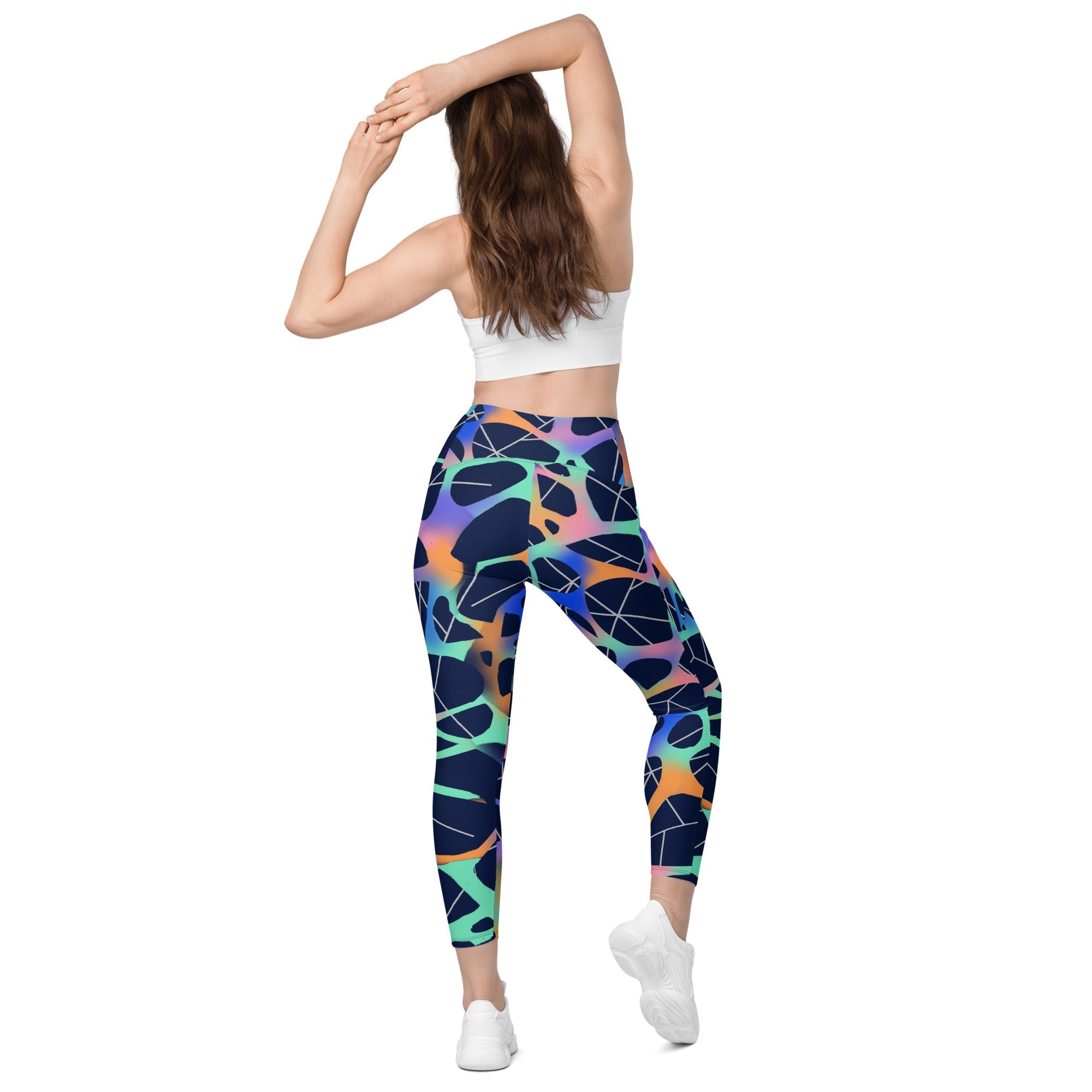 Stellar Web Leggings with Pockets