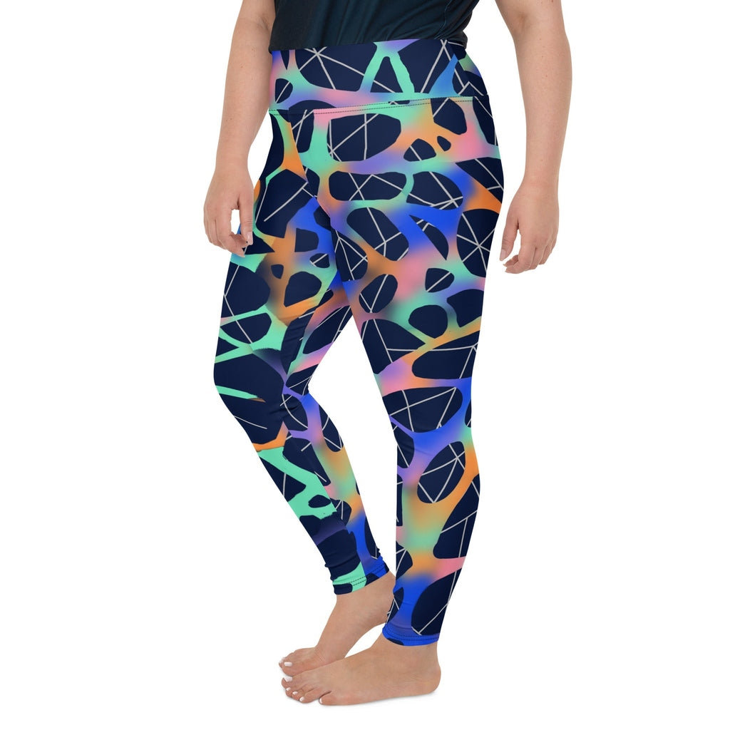 Stellar Web Plus Size Leggings