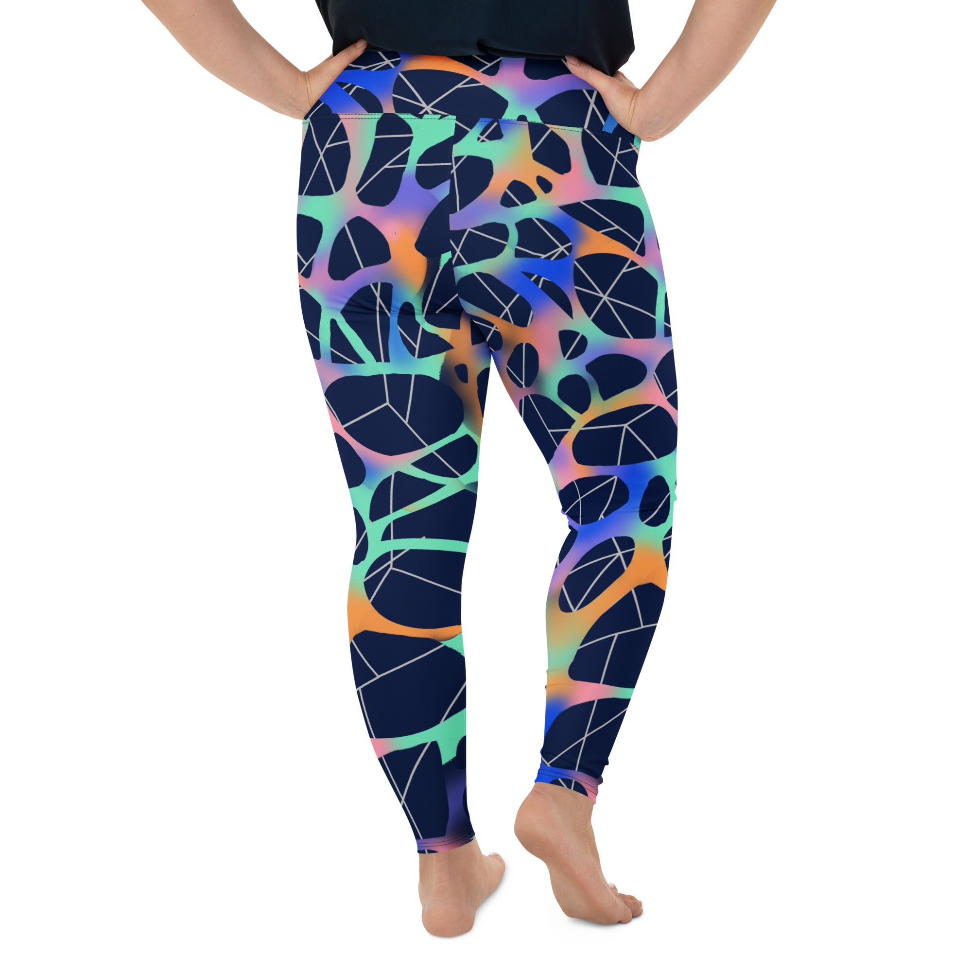 Stellar Web Plus Size Leggings