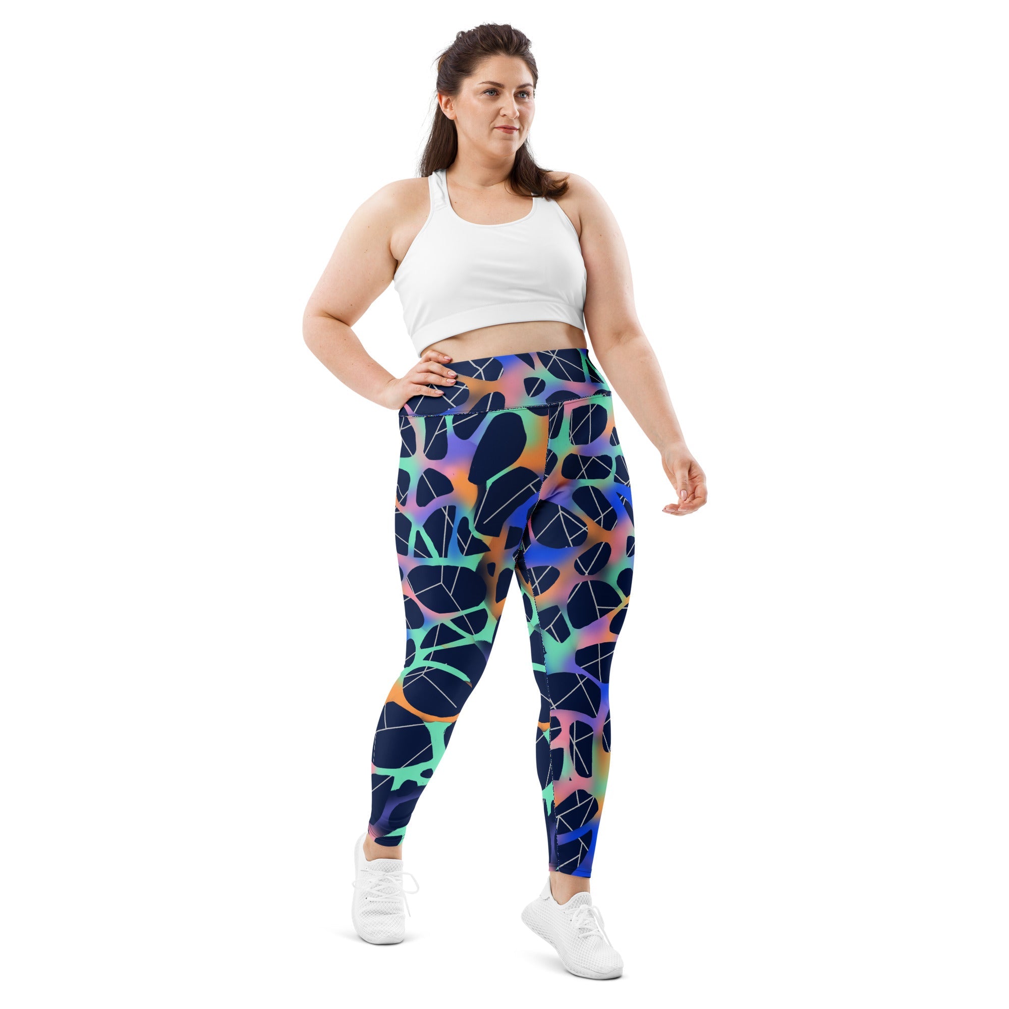 Stellar Web Plus Size Leggings