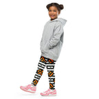 Striped Jack O'lanterns Kid's Leggings