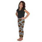 Striped Jack O'lanterns Kid's Leggings