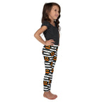 Striped Jack O'lanterns Kid's Leggings