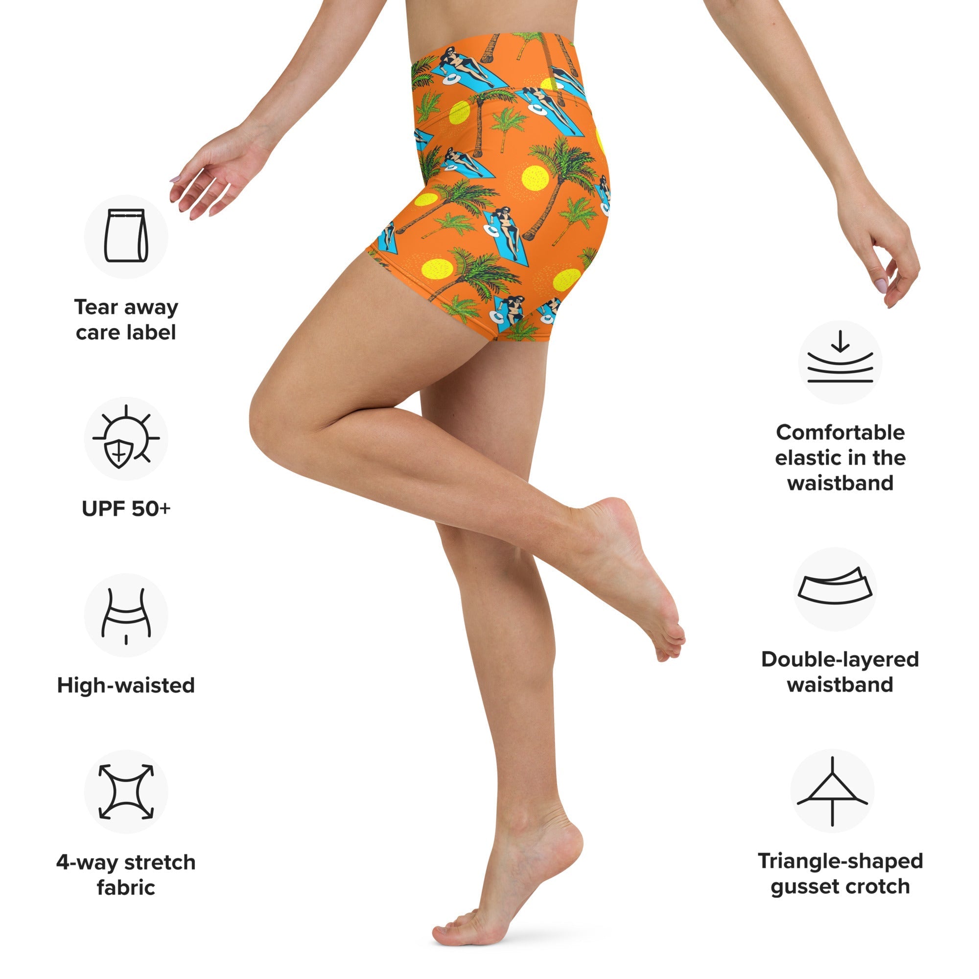 Summer Joy Yoga Shorts