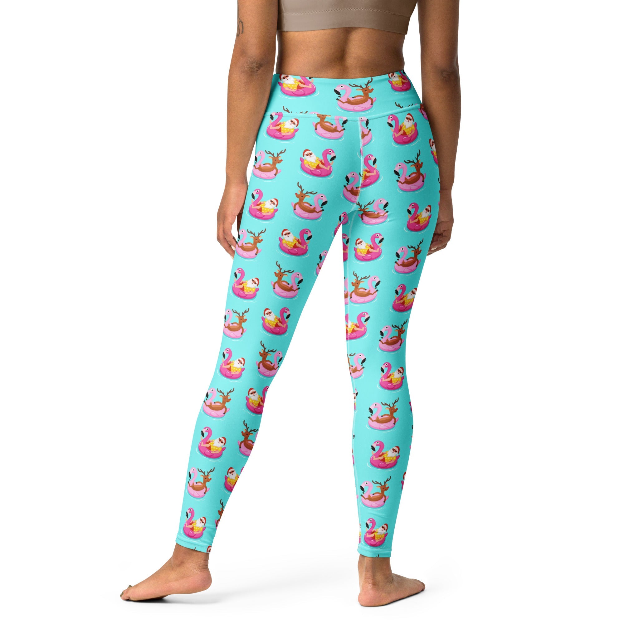 Summer Vibe Christmas Yoga Leggings