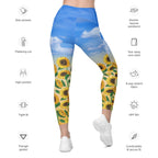 Sunflower Fields Leggings With Pockets