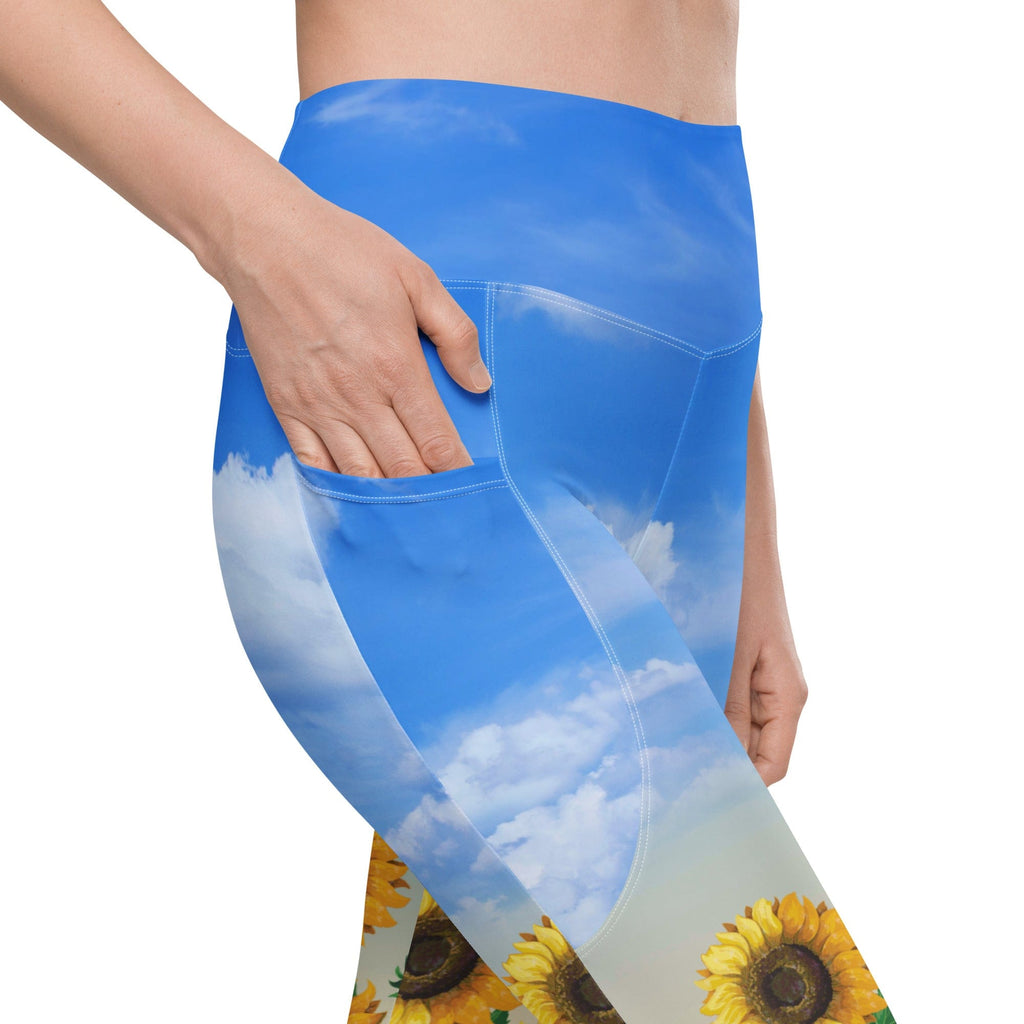 Sunflower Fields Leggings With Pockets