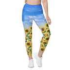 Sunflower Fields Leggings With Pockets