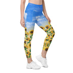 Sunflower Fields Leggings With Pockets