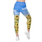 Sunflower Fields Leggings With Pockets
