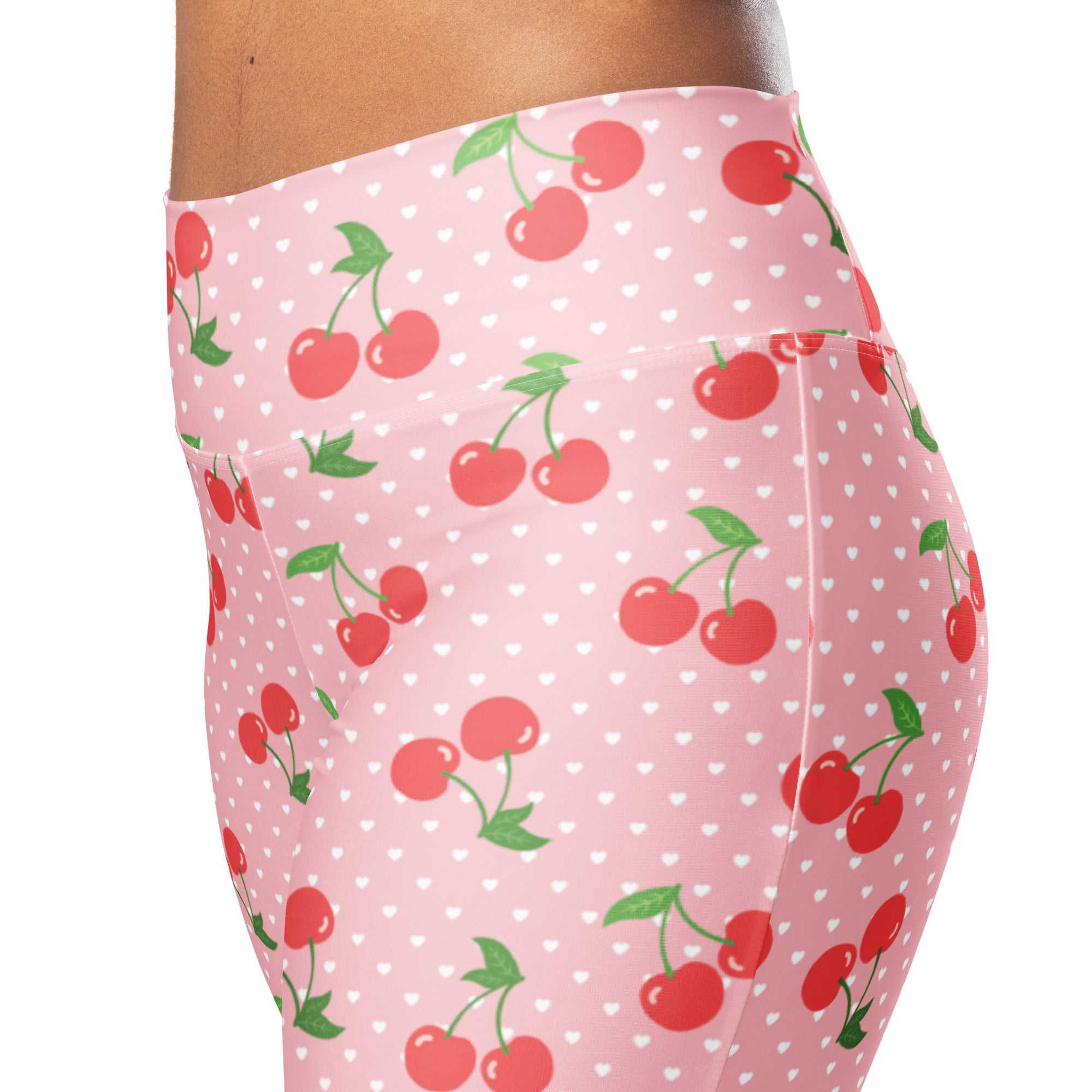 Sweet Cherry Flare Leggings