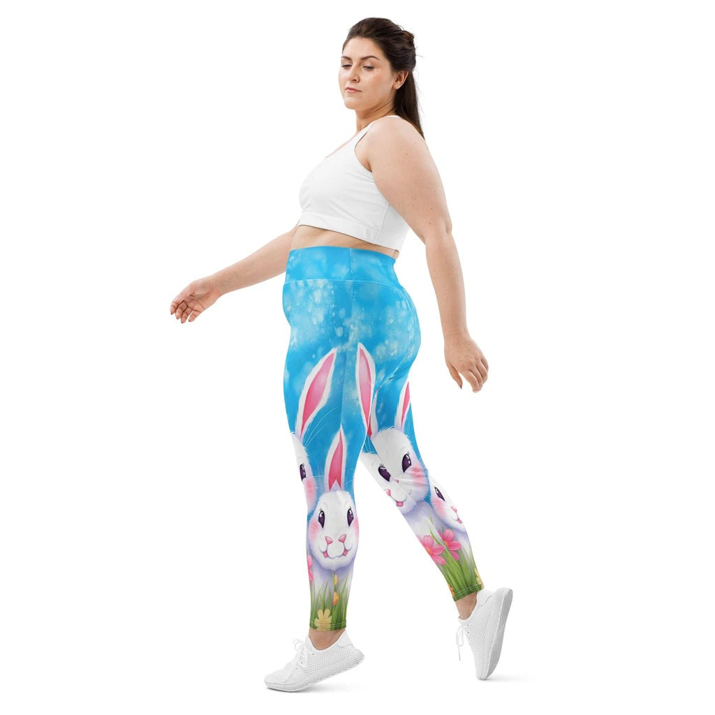 Sweet Easter Bunny Plus Size Leggings