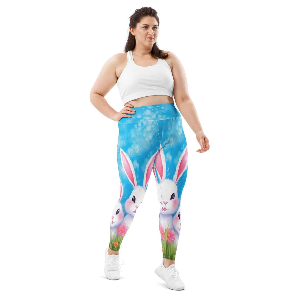 Sweet Easter Bunny Plus Size Leggings