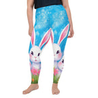 Sweet Easter Bunny Plus Size Leggings