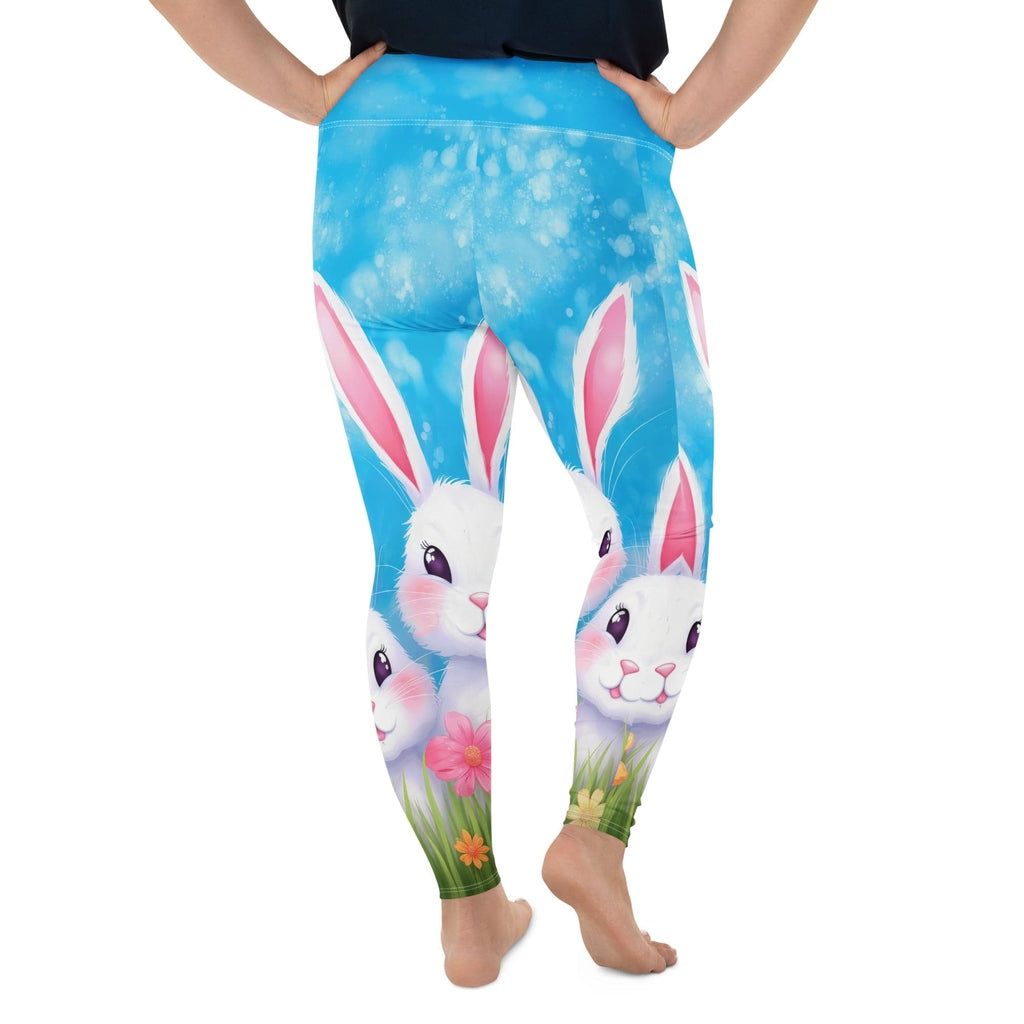Sweet Easter Bunny Plus Size Leggings