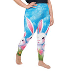 Sweet Easter Bunny Plus Size Leggings