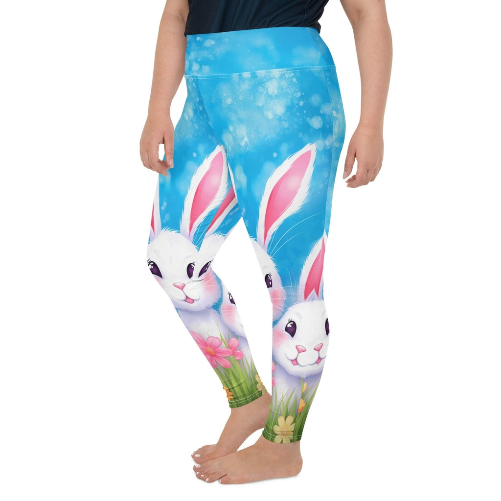 Sweet Easter Bunny Plus Size Leggings