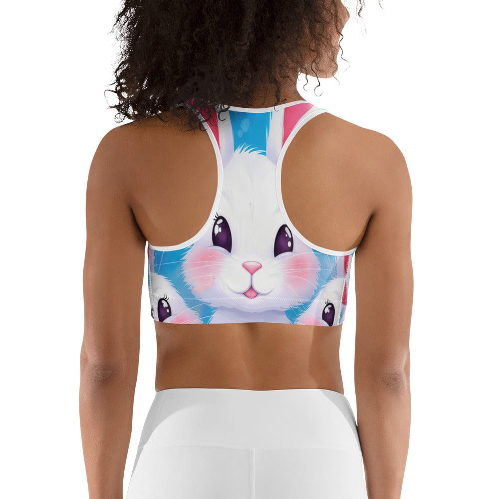 Sweet Easter Bunny Sports Bra