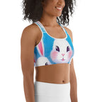 Sweet Easter Bunny Sports Bra