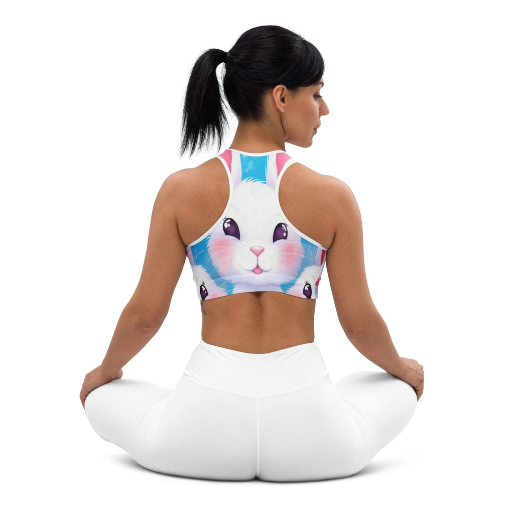 Sweet Easter Bunny Sports Bra