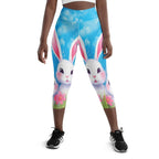 Sweet Easter Bunny Yoga Capris