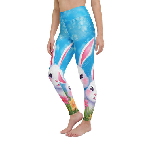 Sweet Easter Bunny Yoga Leggings