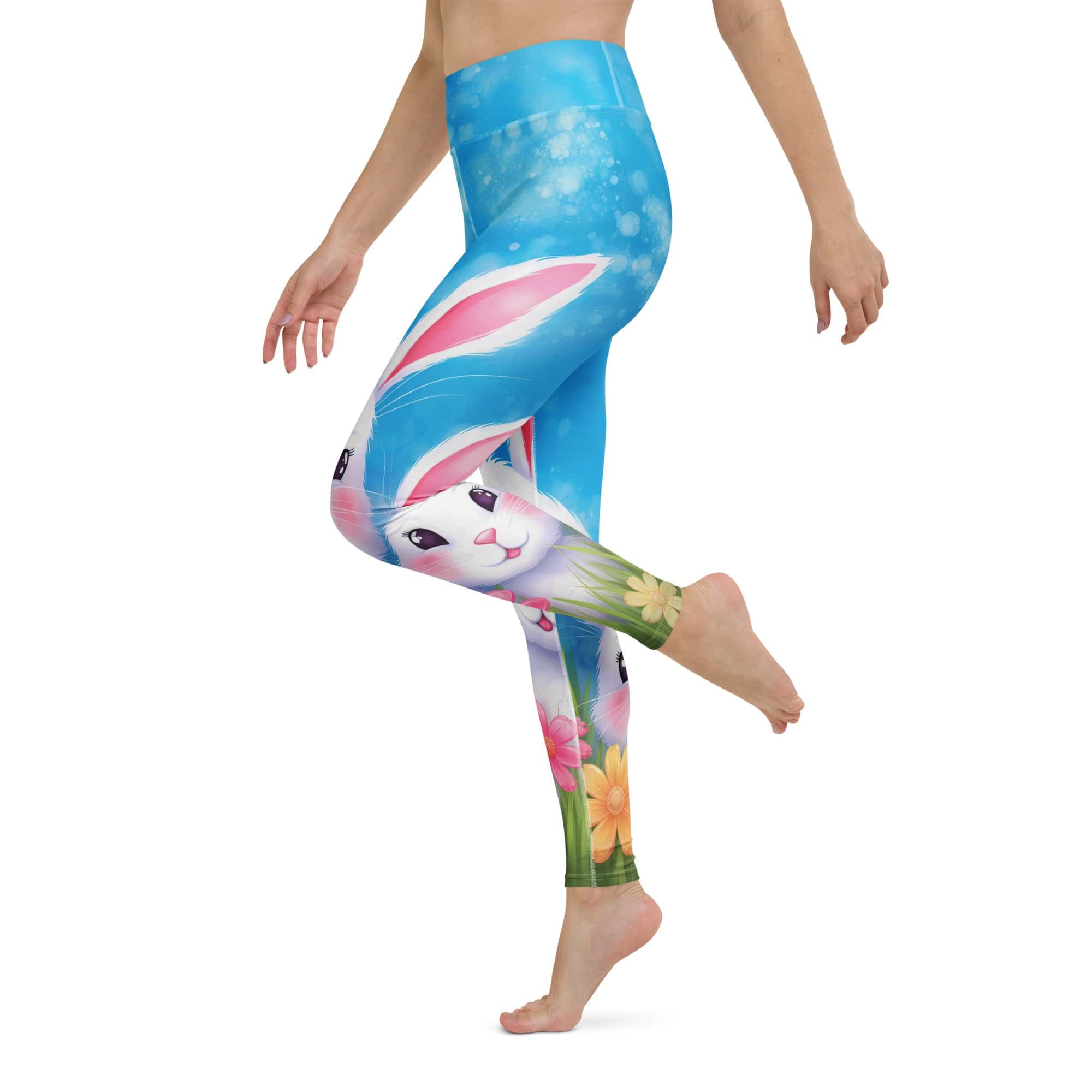 Sweet Easter Bunny Yoga Leggings