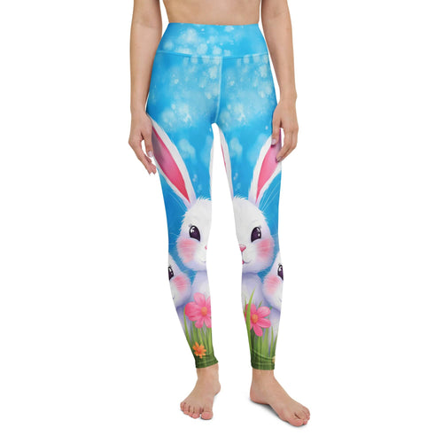 Sweet Easter Bunny Yoga Leggings