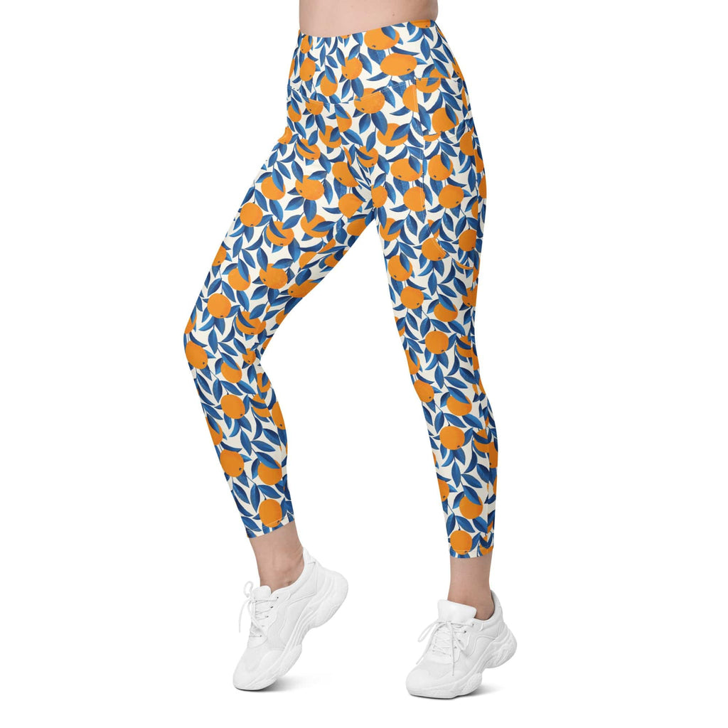 Sweet Tangerine Leggings With Pockets