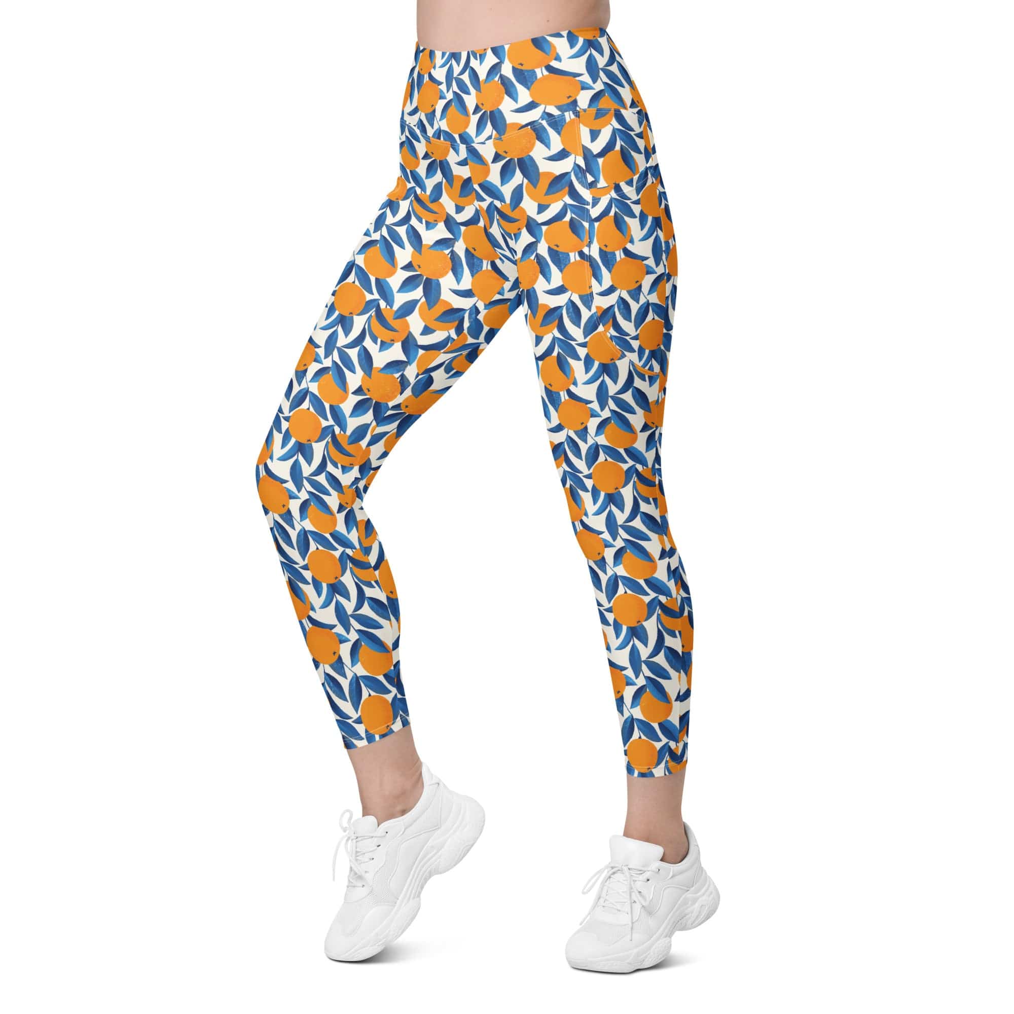 Sweet Tangerine Leggings With Pockets