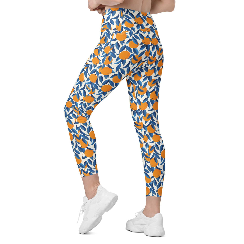 Sweet Tangerine Leggings With Pockets