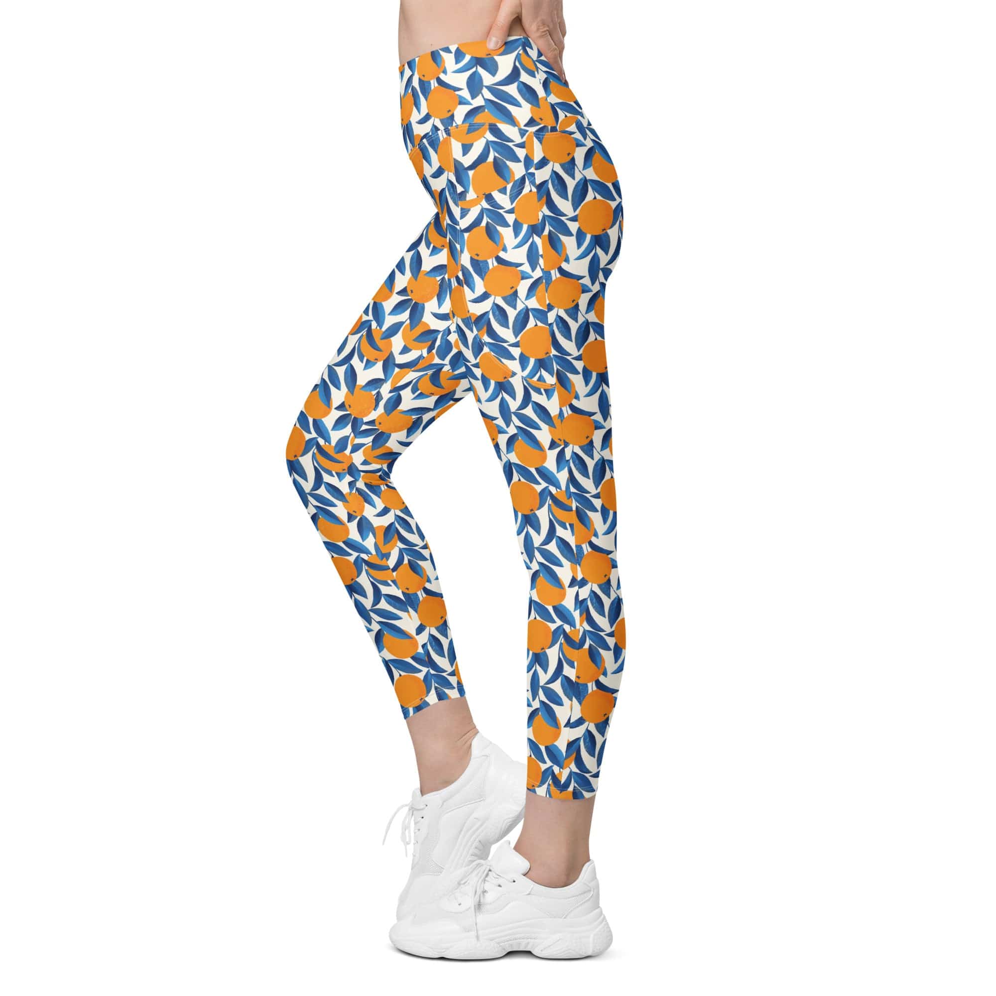 Sweet Tangerine Leggings With Pockets