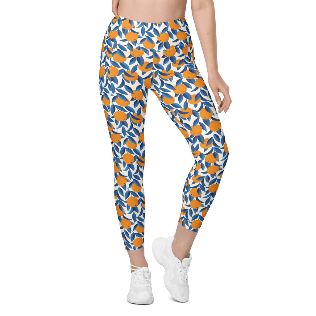 Sweet Tangerine Leggings With Pockets