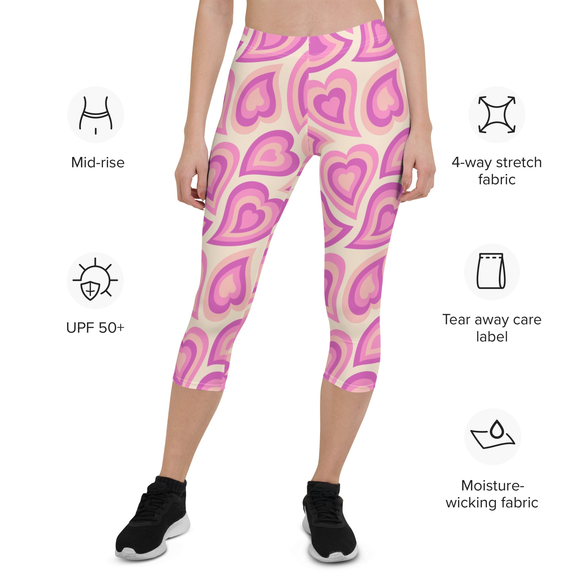 Sweetheart Swirls Capris