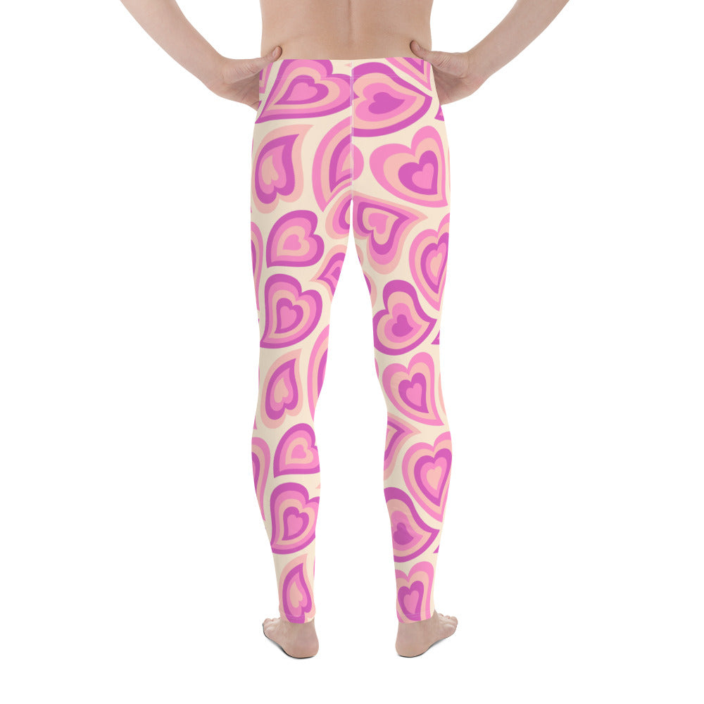 Sweetheart Swirls Men's Leggings