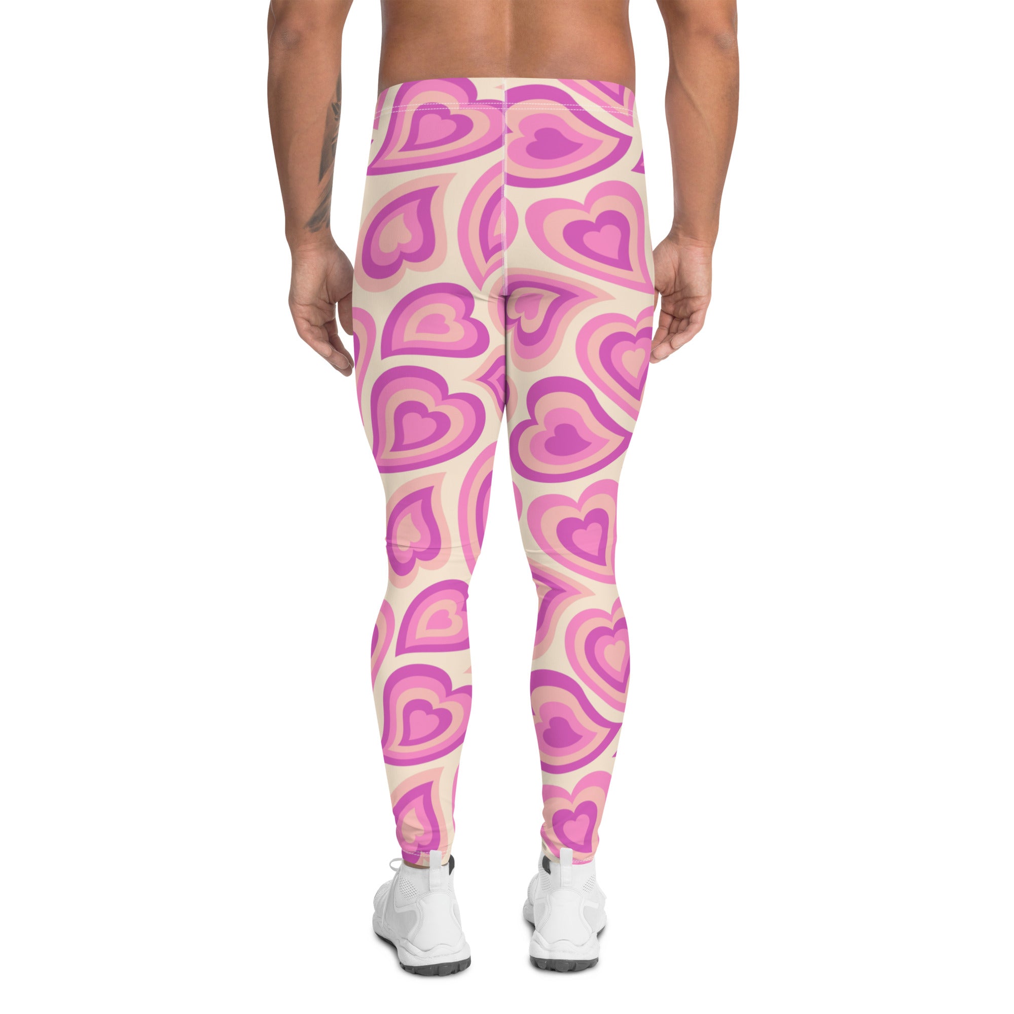 Sweetheart Swirls Men's Leggings