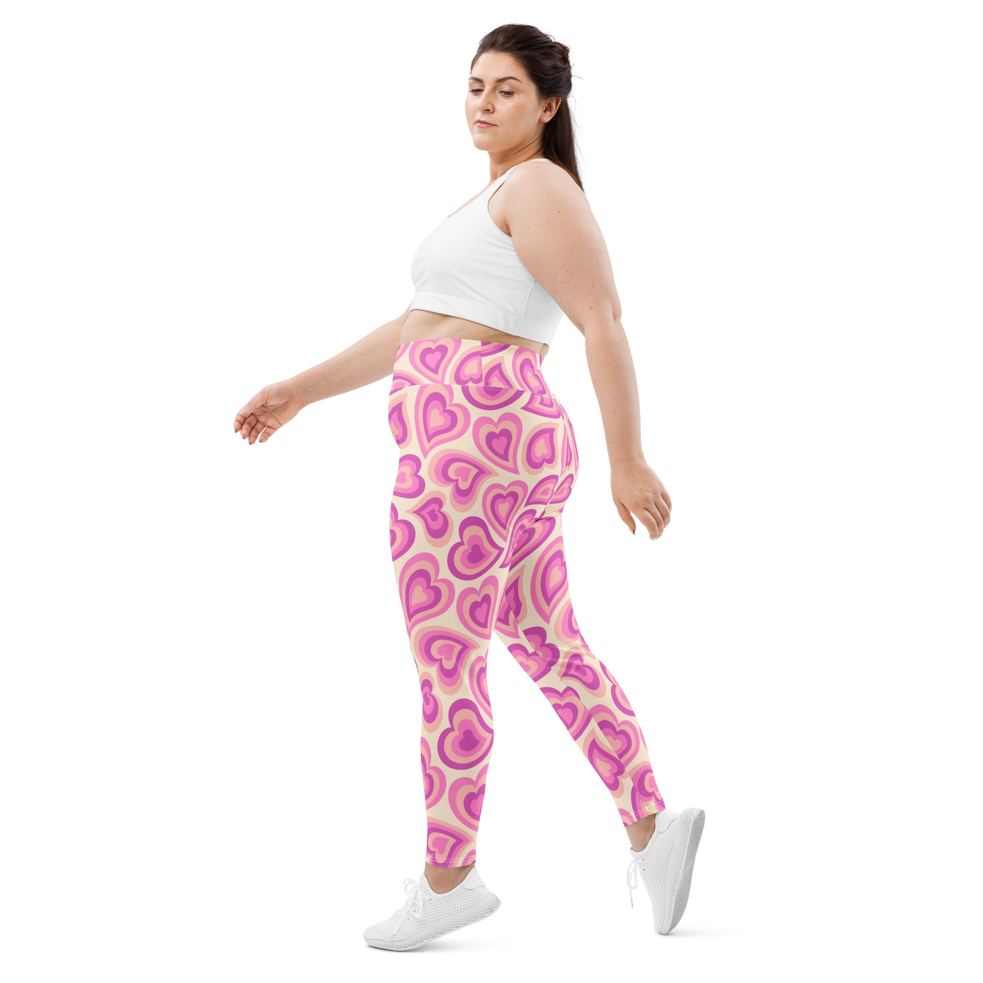 Sweetheart Swirls Plus Size Leggings