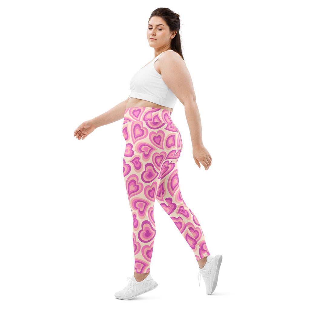 Sweetheart Swirls Plus Size Leggings