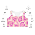 Sweetheart Swirls Sports Bra