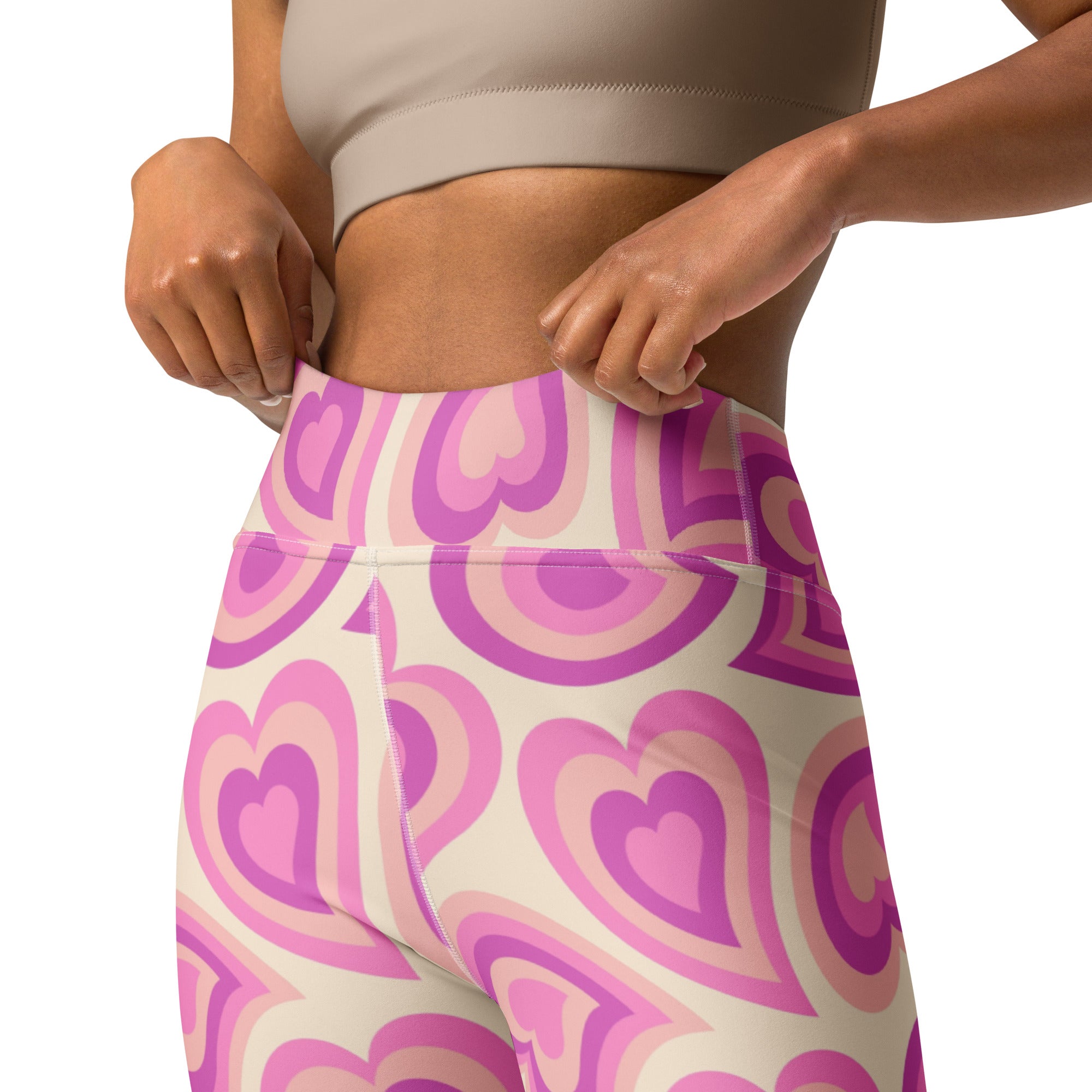 Sweetheart Swirls Yoga Leggings