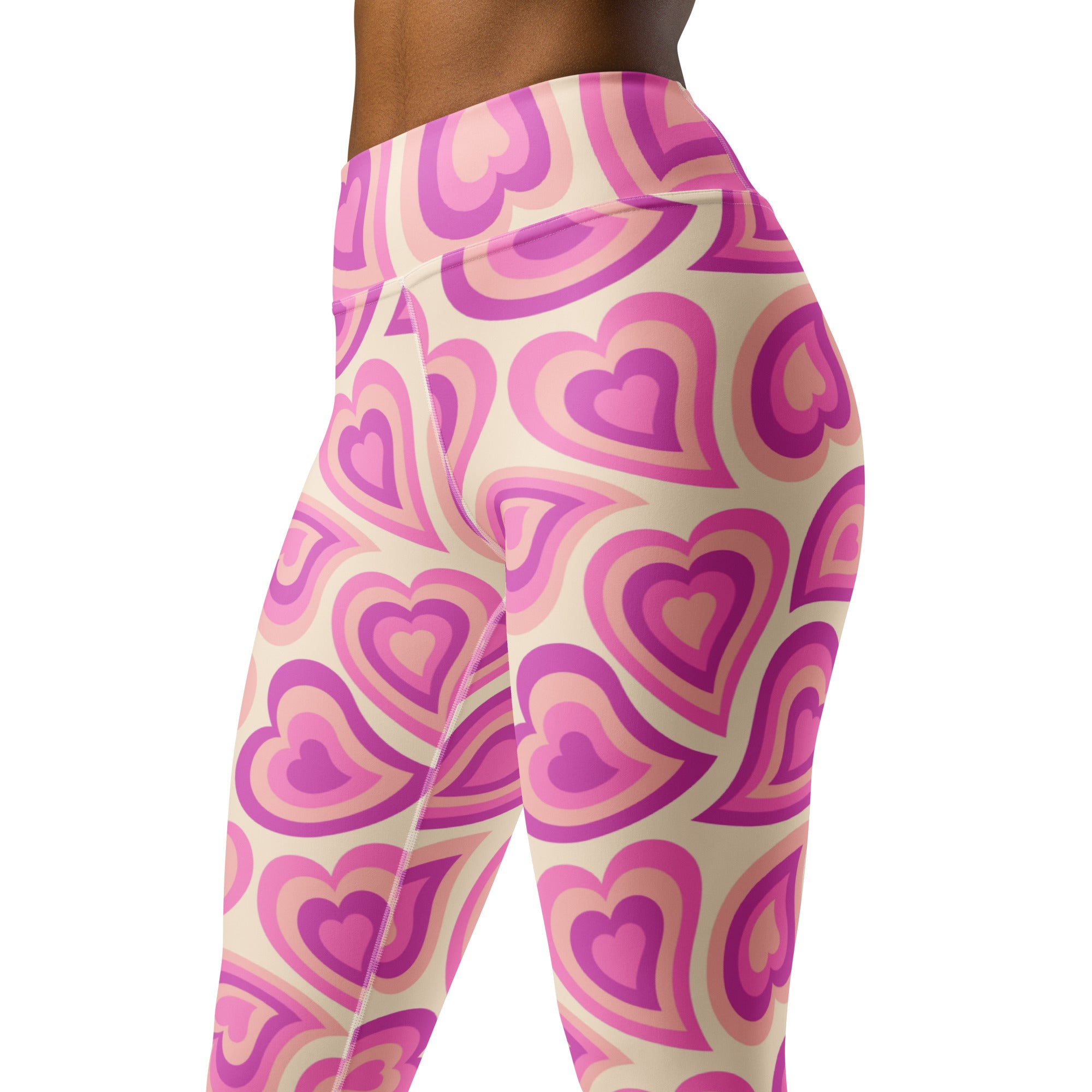 Sweetheart Swirls Yoga Leggings