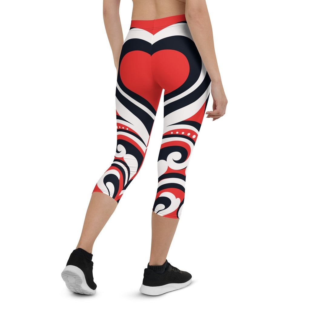 Swirl Heart Shaped Capris